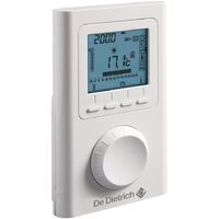 Thermostat d’Ambiance Filaire Contact sec Programmable AD 337 De Dietrich Compatible toutes chaudières