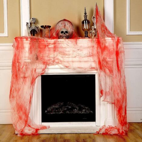 2pk Halloween Blood-Stained Tablecloth - Fancy Party Table Cover, 60x84in (1/5)