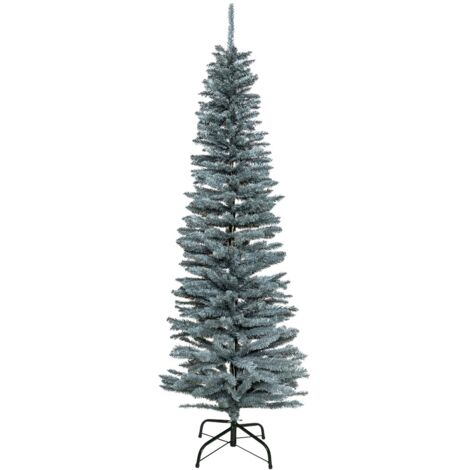 8Ft Frosty Green Pencil Tree (1/5)