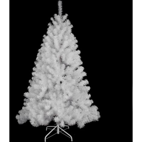 8ft White Artificial Christmas Xmas Tree With Metal Stand