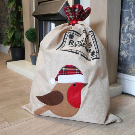 Christmas Sack Robin 50 x 70 cm (1/5)