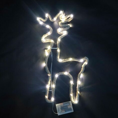 Christmas Hemp Rope Standing Deer