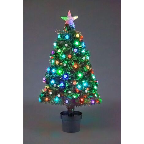 Fibre optic christmas tree 3ft asda