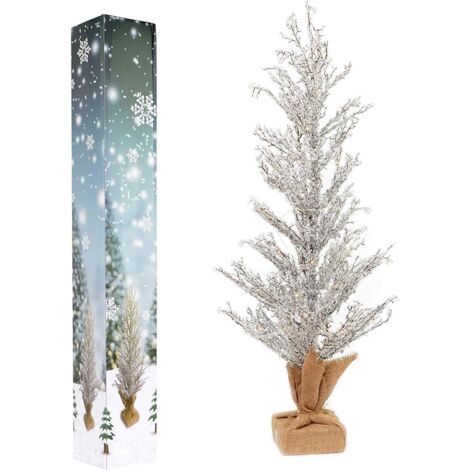 Pre-Lit Battery Operated or USB Christmas Tree Indoor Warm White Lights Decorations Large 24 Inch 61cm (1/5)