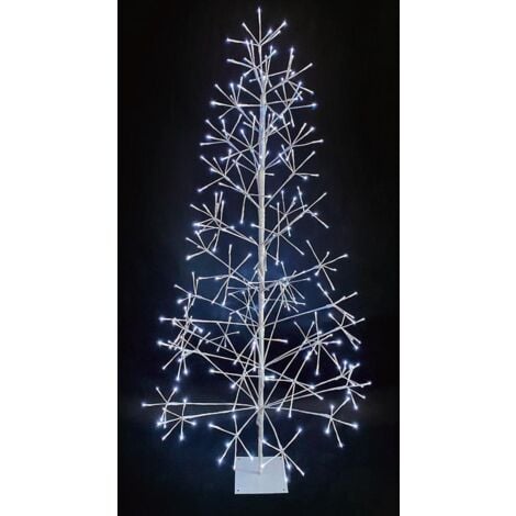 6FT Prelit White Twig Christmas Tree White LEDs