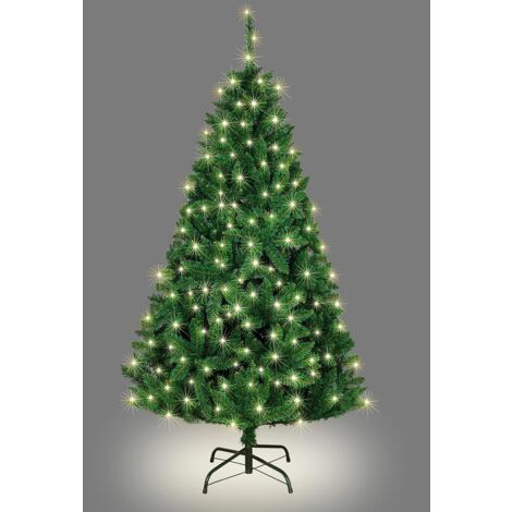 4FT Prelit Green Bushy Imperial Pine Christmas Tree Warm White LEDs (1/3)