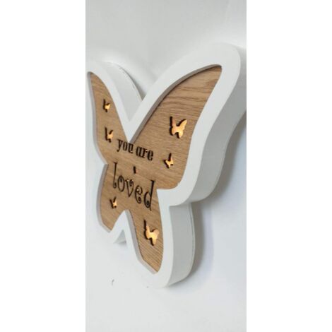 Wooden Butterfly Table Top Decoration Christmas Gift (1/4)