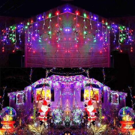 240M LED Connectable MF Icicle String Lights-5m (1/5)