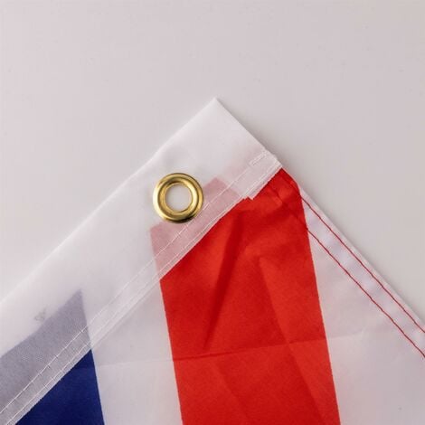 Drapeau Union Jack 5x3 Pieds (150x90 Cm) – Polyester – Pour Montrer Votre Fierté Britannique – Neuf