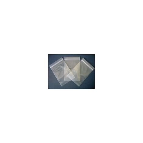 Ozoffer 500pcs Small Bags Plastic Clear Baggie Grip Zip Lock Resalable Zipper | BIG W