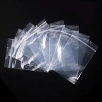 2.25" x 3" // 1000 Pcs Zip Seal Bags Clear Plastic Zip Lock Food & Freezer Grip Self Seal