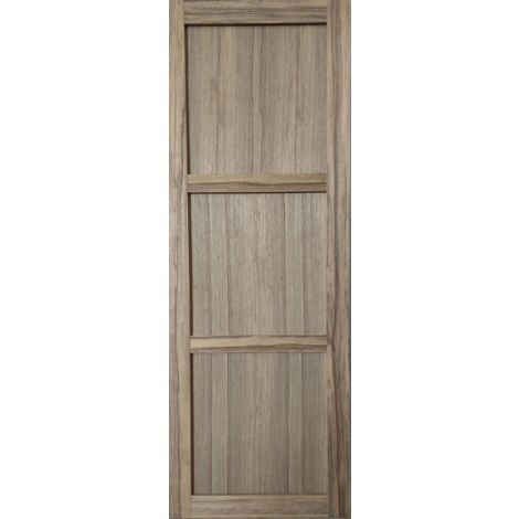 Porte Coulissante Bois Frake 3 Panneaux H204 X L73 (1/4)