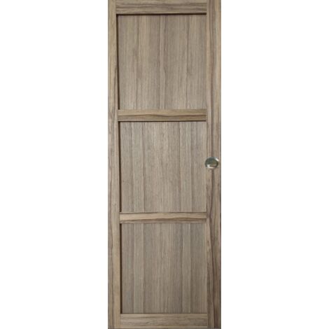 Porte Coulissante bois Frake 3 Panneaux H204 x L83 et 2 Coquilles (1/3)
