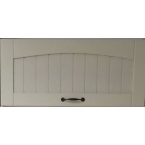 Porte De Cuisine Nature Blanche Hotte H42xl60 Cm Gd Menuiseries