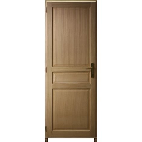 [jamais Utilise]bloc Porte Plaque Chêne Traverse Droite L83 Poussant Droit Gd Menuiseries Gd Menuiseries