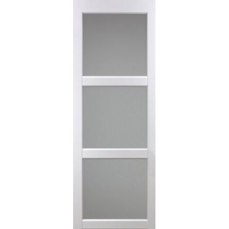 [jamais Utilise] Porte Coulissante Kenya Blanc Vitrée H204 X L83 Gd Menuiseries Gd Menuiseries (1/2)