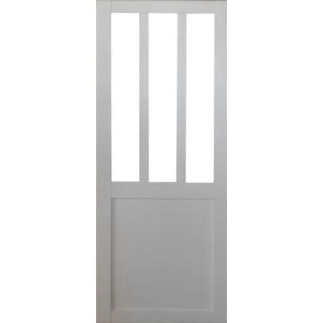 Kit porte coulissante Atelier Blanche - 83 cm