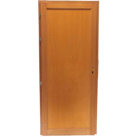 Porte De Service Bois Pleine Armagos, H,200Xl,80  P, Droit Côtes Tableau
