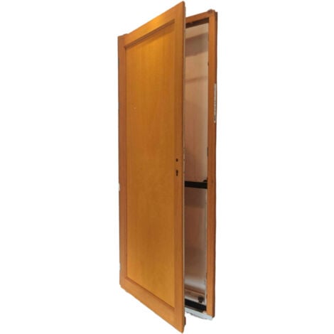 Porte De Service Bois Pleine Armagos, H,200Xl,80  P, Droit Côtes Tableau