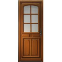 Porte D'entrée Bois GD MENUISERIES – Modèle CANARIES 7 – 215x90 Cm – P. Gauche – Second Choix