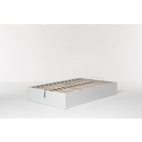 Letto Contenitore Cangu' Bed Box Singolo Grande 120X190 Bianco