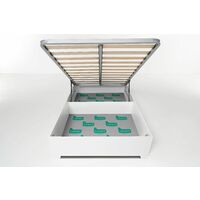 Letto Contenitore Cangu' Bed Box 120X190 C/Piedini Bianco