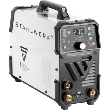 STAHLWERK Poste à souder combiné DC TIG 200 Puls Pro CUT 4-en-1