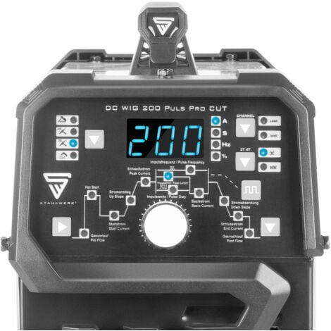 STAHLWERK Poste à souder combiné DC TIG 200 Puls Pro CUT 4-en-1