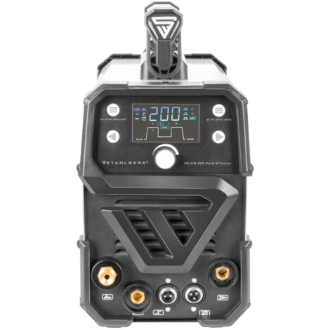 STAHLWERK Poste de soudage DC TIG 200 Puls ST Equipement complet Digital MMA