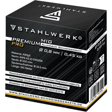 STAHLWERK MIG MAG Fil De Soudage Aluminium ER5356 (AlMg5) 1,0 Mm 2