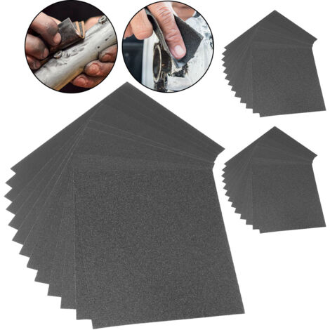 STAHLWERK Papier abrasif, set de 36 pièces, carbure de silicium (1/5)