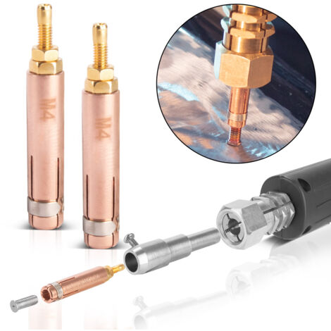 STAHLWERK 2 x électrode de soudage par points M4 Boulon Spotter de débosselage Smart Repair