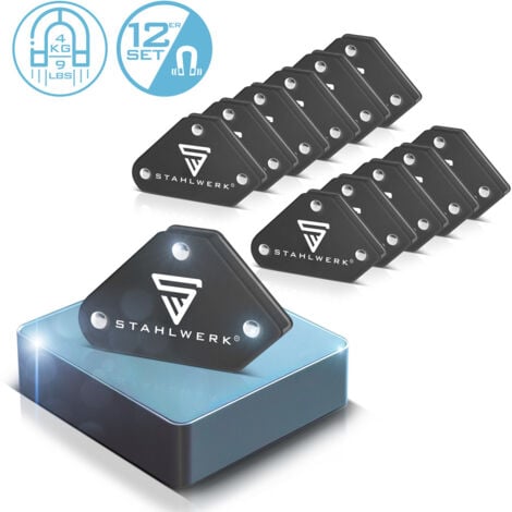 STAHLWERK x équerre de soudage set de aimants kg lbs aimant de