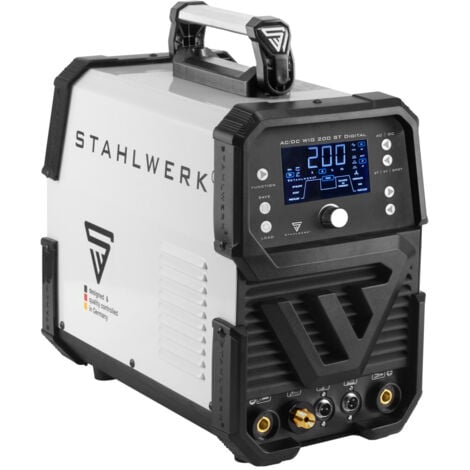 STAHLWERK Poste à souder AC/DC TIG 200 ST Digital Poste à souder combiné 200 A