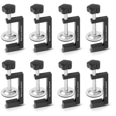 Lot De 4 Pinces G En Acier Pour Bois - Pince De Table Réglable 10-57mm - Menuiserie & Bricolage