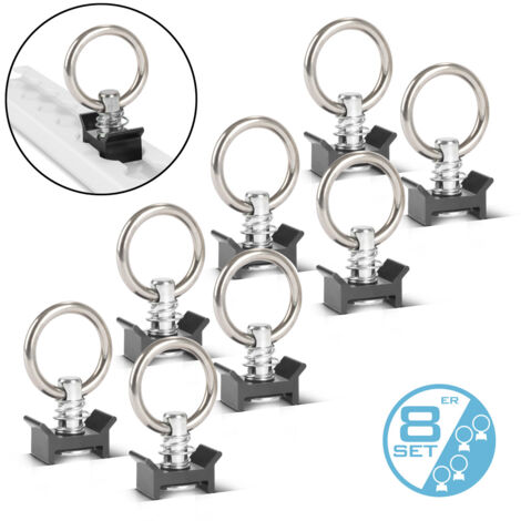 Ulisem Ensemble De 6 Anneaux D'arrimage Robustes Pour Montage, Fixation