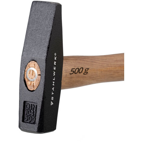 Marteau Serrurier 600 G Manche Bois Robuste Acier Forgé Tête