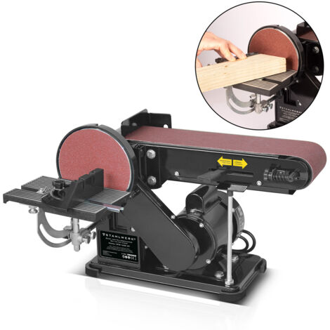 EBERTH 375 Watt Ponceuse à bande et à disque 150mm