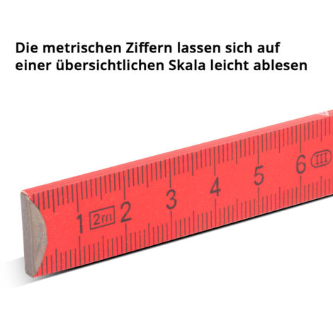STAHLWERK Mètre pliant 1. FC Cologne Edition 2 m Mètre pliant Mètre pliant