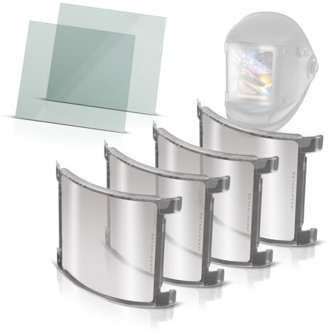 STAHLWERK Verres de rechange pour casque de soudage, jeu de 6 verres de rechange intérieur/extérieur pour TITAN (1/5)