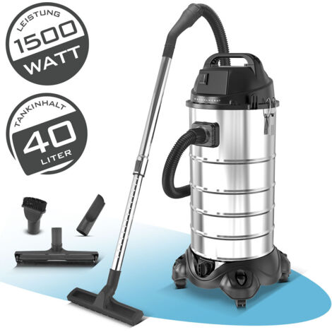 STAHLWERK VCL-1500 ST Aspirateur eau et poussières de 1500 W 40 litres