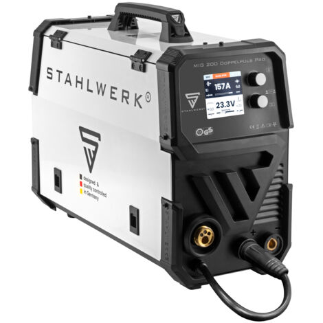 STAHLWERK Poste à souder MIG MAG 200 Double Pulse Pro entièrement synergique 200 Ampères