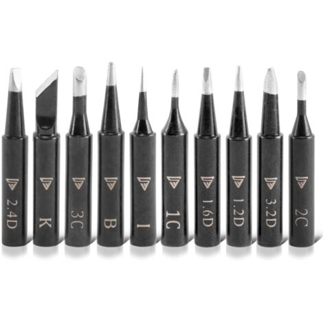 10 Pièces Pannes à Souder 900M-T-I KSJEHW - Pointes De Qualité Cuivre Nickel Pour Stations Hakko, FEITA Et Plus