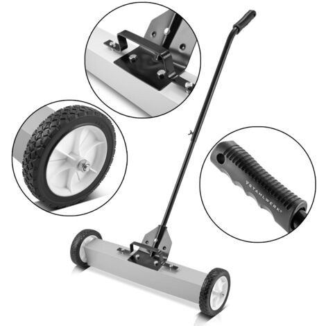 STAHLWERK Balayeuse magnétique MBK-24 ST avec 610 mm de largeur 17,5kg de capacité (1/5)