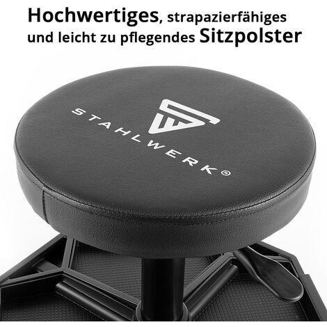 STAHLWERK Tabouret d'atelier réglable en hauteur Tabouret de montage à,  104,99 €