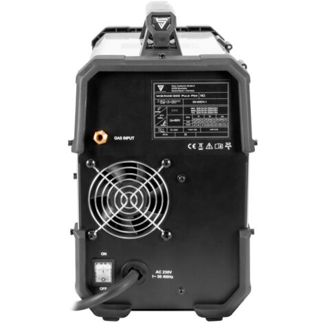 STAHLWERK Poste de soudage MIG MAG 200 Puls Pro IGBT Appareil combiné sous gaz protecteur avec 200 A