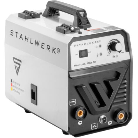 STAHLWERK Poste de soudure Mini FLUX 120 ST avec ARC  Fonction MMA Equipement complet