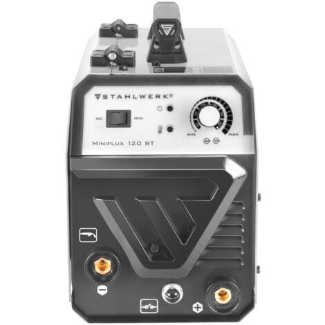 STAHLWERK Poste de soudure Mini FLUX 120 ST avec ARC  Fonction MMA Equipement complet