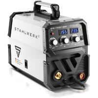 STAHLWERK MIG 155 ST IGBT - MIG MAG Machine à souder au gaz inerte avec 155 A, fil fourré FLUX, avec soudage manuel MMA, garantie de 7 ans