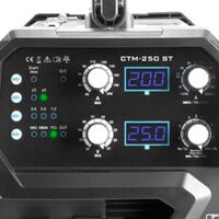 STAHLWERK CTM-250 ST Poste à souder combiné TIG + MIG/MAG + MMA / E-Hand avec 200 Amp et 50 Amp fonction plasma